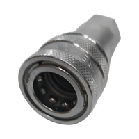 Raccord rapide hydraulique 1/2 pouce, valve de déconnexion rapide médicale, raccord anti-débordement en acier inoxydable, connecteur rapide