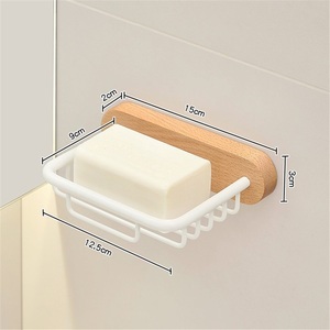 Moderno Dispensador de Jabón de Acero Inoxidable para Montar en la Pared con Ventosas, Diseño Perforado Impermeable para Apartamentos y Hoteles - Product Image 2