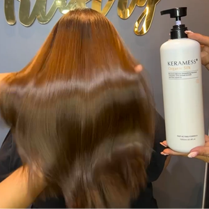 Traitement professionnel à la kératine brésilienne nano biologique pour le lissage des cheveux sans formaldéhyde lissage et réparation longue durée - Product Image 1