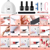 Ongles professionnels fournitures Gel acrylique vernis Kit de manucure en gros Kit d'ongles professionnel avec ensemble de perceuse