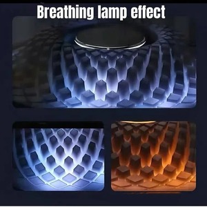 2024 Hot Selling Music Player Portable Subwoofer Transparent Glass Colorful RGB Surround Sound Wireless <b>Speaker</b> for Home - Product Image 4