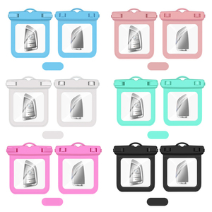 Small Floating <b>Keys</b> Holder <b>Pouch</b> Clear TPU IPX8 Travel Dry Bag Waterproof Bag for Swimming Surfing Water Sports - Product Image 6
