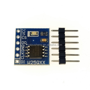 W25Q32 W25Q64 W25Q128 แฟลชโมดูลจัดเก็บข้อมูลบอร์ดอินเทอร์เฟซ SPI BV FV - Product Image 1