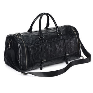 <span class=keywords><strong>Crazy</strong></span> Horse Sac de voyage de luxe en cuir véritable Duffel Bagages Week-end pour hommes - Product Image 1