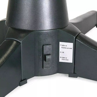 Base de sapin rotative à 360° pour modèle CozyHome certifié 1106, prises électriques, pieds métalliques robustes, capacité 80 lbs pour sapins de Noël de 7,5 pieds, vente en gros