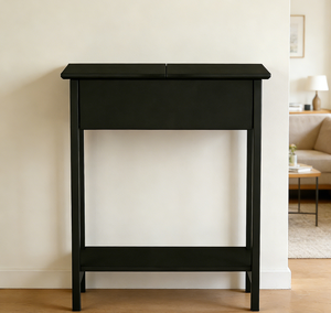 <span class=keywords><strong>Mesa</strong></span> <span class=keywords><strong>Consola</strong></span> <span class=keywords><strong>Plegable</strong></span> Delgada - MDF, Compatible con Enchufes Estadounidenses, Ecológica y Duradera, Mueble para Sala de Estar - Product Image 6