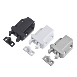 Loquets de porte et ferme-portes automatiques en plastique à clipser, durables, pour rangement et placards, modèle 002 - Product Image 3