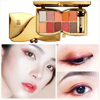 Palette de fards à paupières en perles de marque propre, facile à appliquer pour créer un effet de maquillage tridimensionnel, fards à paupières tendance