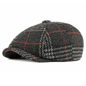 Ready to Ship <strong>Men's</strong> Flat Newsboy Cabbie <strong>Hat</strong> for <strong>Men</strong> Ivy Driving Gatsby paperboy <strong>hats</strong> Grid <strong>Woollen</strong> <strong>Hat</strong> - Product Image 2