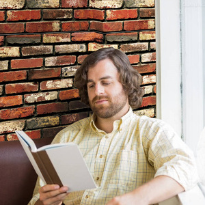 Papier peint en brique naturelle, 60 cm de large x 10 m, autocollants muraux imperméables à peler et coller pour la décoration de la maison - Product Image 1