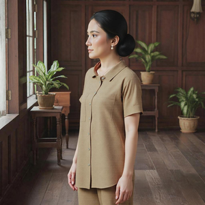 Vêtements Kurung modernes en gros, broderie modeste, fibre de polyester sans repassage, respirant, Raya 2025, stock disponible, vente en gros, mode malaisienne - Product Image 1