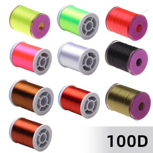 Nylon-Fliegenbindefaden 8/0 220 Yard Gewachst 75D/100D/120D für Forellenfliegen-Material - Product Image 4