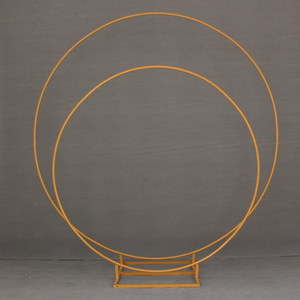 Arche d'arrière-plan <span class=keywords><strong>en</strong></span> <span class=keywords><strong>fer</strong></span> forgé pour mariage 2M, support rond pour fleurs, accessoire de mariage, pelouse extérieure, demi-<span class=keywords><strong>cercle</strong></span>, arrière-plan, nouveauté - Product Image 6