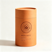 Nouvelle conception de boîte d'emballage en tube de papier personnalisé pour cosmétiques, aliments, boîte rigide cylindrique, boîte cadeau, boîtes d'emballage rondes pour le café