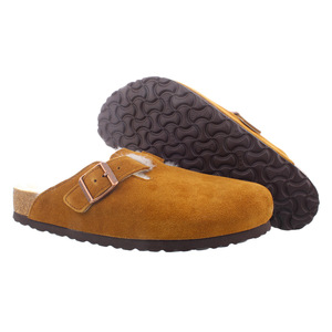 Birkenstock Boston <b>Shearling</b> Unisex Clogs Mink Color Soft Fleece Lining Comfortable Indoor Outdoor Wear - Product Image 4