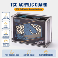 Boîte de présentation portable moderne en acrylique ETB Plus avec couvercle magnétique, protection UV à 99 %, rangement surdimensionné pour baskets, vente en gros, logo personnalisé