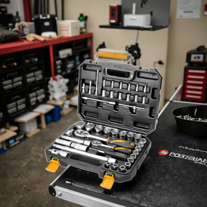 トルセン 15142 45ピース 工業用 家庭用 DIY スチール製 メカニック スパナ 工具セット ボックス入り - Product Image 2