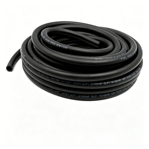 Tuyau en caoutchouc nitrile noir de 8 mm résistant à l'huile basse pression avec collier de serrage pour automobile et <span class=keywords><strong>moto</strong></span>, service de découpe de tuyaux de carburant - Product Image 5