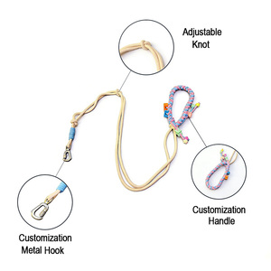 Custom OEM Wholesale Heavy Duty 152 cm <strong>Long</strong> <strong>Dog</strong> <strong>Leash</strong> Adjustable Knot <strong>Leash</strong> for <strong>Large</strong> <strong>Dogs</strong> Walking Running No Pull - Product Image 2
