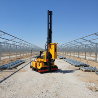 Plataforma de Perforación sobre Orugas con Motor Yanmar, Sistema de Nivelación Solar Fotovoltaica Inteligente de Alta Precisión GNSS (RTK - Precisión a Nivel Milimétrico)