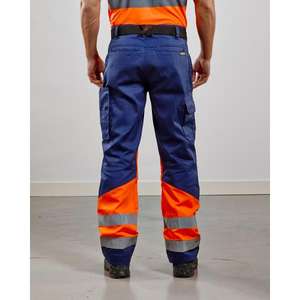 BLAKLADER - 156418118953D108 Pantalón Hi-Vis Azul marino/Naranja-EAN 7330509401668 ROPA DE TRABAJO DE LA HI-VIS - Product Image 5