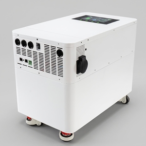 Station d'alimentation de secours empilable fiable 6000W-6KWH au lithium-ion, générateur solaire à sortie onde sinusoïdale pure, stockage d'énergie résidentiel - Product Image 2