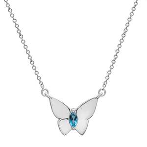 Collier de grand-mère avec pierres de naissance pour enfants Collier de naissance en améthyste à la mode Pierre de naissance en or rose - Product Image 1