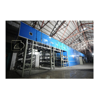 Machine de fabrication de gants JUBAO à une seule rangée avec revêtement PVC, capacité de 1300 paires/heure, certifiée CE, 380V, garantie 1 an
