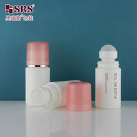 Kemasan kosmetik botol Roll on 60ml kemasan deodoran Biodegradable PP PCR kosong baru
