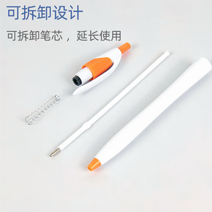 XH Ballpoint Pen <b>Press</b> Type Black Quick Drying Plastic Promotional Gift Pen - Product Image 2