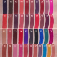 Rouge à Lèvres Mat Marque Blanche 41 Couleurs OEM Naturel Résistant à l'Eau, Brillant à Lèvres Liquide Mat Végan, Vente en Gros