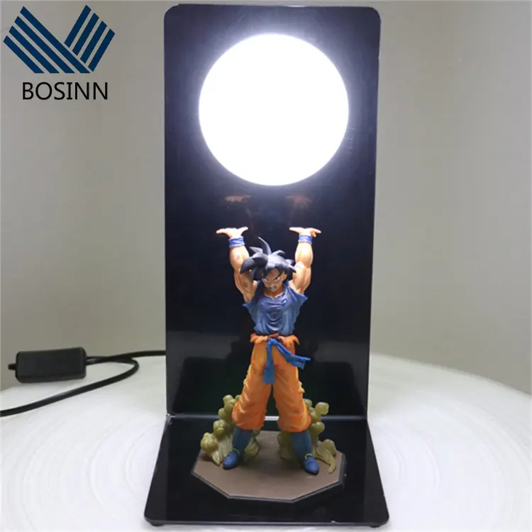 ドラゴンボールランプZSONGOKUスーパースピリットボム元気玉ランプフラッシュアクションフィギュアホールセットドラゴンナイトライト