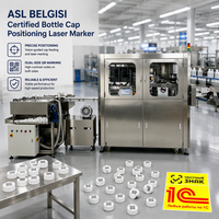 Machine de marquage laser numérique haute vitesse GS1 pour le positionnement des bouchons de bouteilles, idéale pour les lignes de mise en bouteille d'eau en série - Certifiée ASL BELGISI
