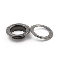 Vente en gros 8 mm intérieur vêtement oeillets pour la vente en gros pour vêtements en cuir sac à main vêtements métal oeillets oeillet