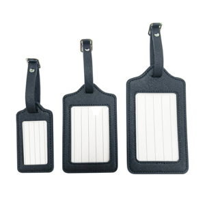 맞춤형 여행용 수하물 태그, PU 소재로 제작된 스트랩과 주소 카드가 있는 인조 가죽 ID 라벨 - Product Image 3