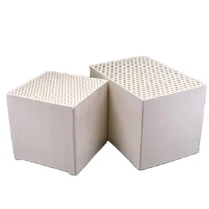 Cordierite mullite gốm tổ ong Al2O3 alumina gốm tổ ong cho rto trao đổi nhiệt