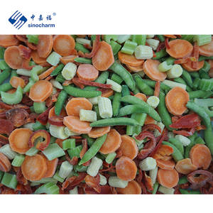 Sinocharm dondurulmuş havuç yeşil bezelye fasulye sebze dondurulmuş karışık sebze - Product Image 6