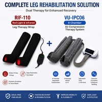 Système de récupération des jambes professionnel 2026 : Bottes de compression pneumatique avec thérapie par lumière rouge et infrarouge
