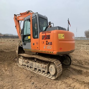 Excavatrice sur chenilles d'occasion ZX120, Hitachi d'origine japonaise, pour travaux de terrassement et de construction, à prix abordable - Product Image 1