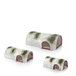 Aanpasbare Reptielen Rotsvissen Aquarium Landschap Hars Simuleren Schors Gaten (L) Aquarium Klimmen Huisdieren Verbergen Grotten Voor Schildpad - Product Image 1