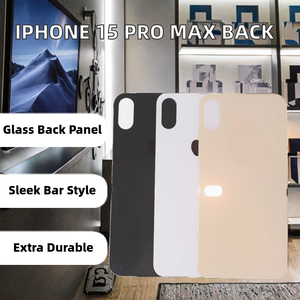 Coques de téléphone portable : Remplacement de la coque arrière en verre avec design à barres pour 16 <span class=keywords><strong>Pro</strong></span> - Product Image 2