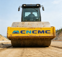 Rouleau compresseur vibrant à tambour unique CNCMC TRS12 12T avec moteur Cummins 97KW 6BT5.9 pour la construction routière et le compactage du sol