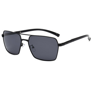 Gafas de sol de aviador metálicas con lentes polarizadas TAC, protección UV400 para pesca, deportes al aire libre, ciclismo, unisex - Product Image 4