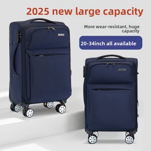 Unisex Durable Large Capacity 28-inch Oxford Cloth Hard Shell Spinner <strong>Luggage</strong> Universal <strong>Wheels</strong> <strong>Soft</strong> Handle Password Suitcase - Product Image 6