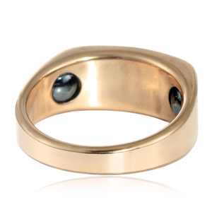 Rose Gold <b>Titanium</b> Steel Rectangle <b>Ring</b> Pave Setting White Stone Women's Fashion Party Jewelry Geometric Design - Product Image 2