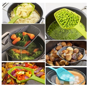 Ustensiles de cuisine : Écumoire, Cuillère à égoutter, Cuillère à glace, Louche, Passoire en plastique - Product Image 4