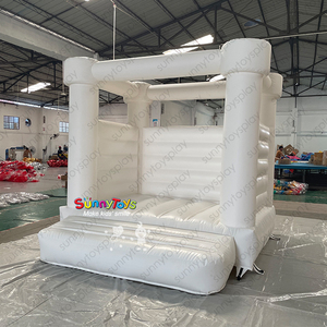 Château gonflable blanc pour enfants Maison de rebond <span class=keywords><strong>Trampoline</strong></span> pour enfants - Product Image 3