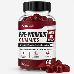 OEM Private Label Creatine Monohydrate <b>Gummy</b> <b>Candy</b>-5g for Adults 60 Count Chewable Supplements for Muscle Gain - Product Image 1