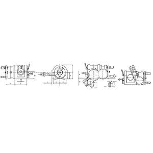 Dispositif de division universel Fervi avec mandrin, contre-pointe et disques de division - Product Image 1
