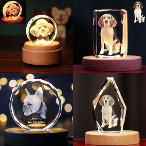 Danh dự của tinh thể cá nhân 3D pha lê hình ảnh khắc trống hình trá<span class=keywords><strong>i</strong></span> tim pha lê hình ảnh lasering Cube - Product Image 3